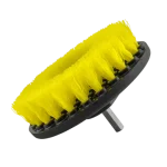 Carpet Brush w/Drill Attachment – All Surface/Purpose Medium Duty (Yellow)